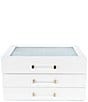 Brouk & Co Kendall 3 Layer Clear Lid Jewelry Box - Image 2