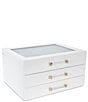 Brouk & Co Kendall 3 Layer Clear Lid Jewelry Box - Image 4