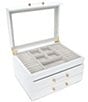 Brouk & Co Kendall 3 Layer Clear Lid Jewelry Box - Image 1