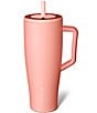 Color:Guava - Image 1 - Era Solid Straw Insulated Tumbler, 40-oz