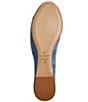 Color:Light Blue Suede - Image 5 - Donatella Suede Bow Flats