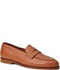 Color:Cognac - Image 1 - Lixia Leather Penny Loafers
