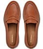 Color:Cognac - Image 4 - Lixia Leather Penny Loafers