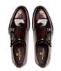 Color:Bordeaux - Image 4 - Men's Alfeo Double Monk Strap Slip-Ons