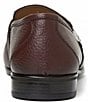 Color:Brown - Image 3 - Men's Arlo Leather Side Buckle Loafers