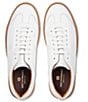 Color:White/White - Image 4 - Men's Bono Leather Sneakers