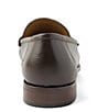 Color:Dark Brown - Image 3 - Men's Trieste Bit Detail Leather Slip-On Loafers