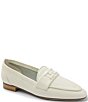 Color:Off White - Image 1 - Morris Leather Monogram Loafers