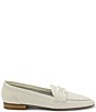 Color:Off White - Image 2 - Morris Leather Monogram Loafers