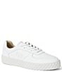 Color:White - Image 1 - Paola Leather Lace-Up Sneakers