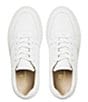 Color:White - Image 4 - Paola Leather Lace-Up Sneakers