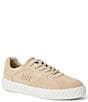 Color:Sand - Image 1 - Paola Suede Lace-Up Sneakers