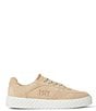 Color:Sand - Image 2 - Paola Suede Lace-Up Sneakers