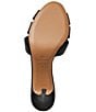 Color:Black - Image 5 - Pema Leather Bow Dress Slides