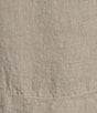 Bryn Walker Basic Linen Woven Round Neck Sleeveless Tank - Image 3