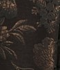 Bryn Walker Benedict Metallic Floral Jacquard Notch Collar Long Sleeve Open-Front Coordinating Jacket - Image 4