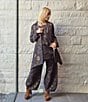 Bryn Walker Benedict Metallic Floral Jacquard Notch Collar Long Sleeve Open-Front Coordinating Jacket - Image 5