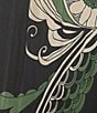 Bryn Walker Coordinating Giardino Print Viscose Satin Elastic Waist Full Length Wide Leg Pants, Color:Rose - Image 4