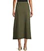 Bryn Walker Cotton Jersey A-Line Pull-On Skirt - Image 2