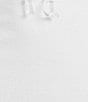 Bryn Walker Cotton Jersey Drawstring Elastic Waist A-Line Skirt, Color:White - Image 4
