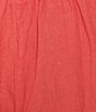 Bryn Walker Ella Flat Front Light Linen Wide Leg Cropped Pants, Color:Floret - Image 4