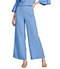 Bryn Walker Estero Light Linen Flat Front Elastic Waist Wide Leg Pants - Image 1