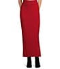 Bryn Walker French Terry Flat Front Midi Pencil Skirt, Color:Jester - Image 1