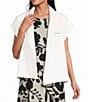 Bryn Walker Greta Mock Neck Collar Cap Sleeve Vest - Image 1