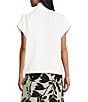 Bryn Walker Greta Mock Neck Collar Cap Sleeve Vest - Image 2