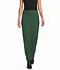 Bryn Walker Grey French Terry Slim Pull-On Pencil Coordinating Skirt - Image 1