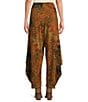 Bryn Walker Hamish Encanto Print Draping Side Peaks Pull-On Pants - Image 2