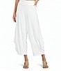 Bryn Walker Hamish Stretch Cotton Jersey Flat Waistband Drape Pants - Image 1
