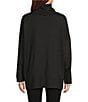 Bryn Walker Helga Ponti Knit Cowl Neck Long Dolman Sleeve Oversized Tunic - Image 2