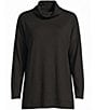 Bryn Walker Helga Ponti Knit Cowl Neck Long Dolman Sleeve Oversized Tunic - Image 5