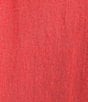 Color:Genoa - Image 3 - Lana Cross-Dyed Linen V-Neck 3/4 Puff Sleeve Ruffle Hem Shift Maxi Dress