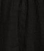 Bryn Walker Light Linen Pocketed Trouser Leg Pull-On Pants, Color:Black - Image 4