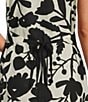 Bryn Walker Linen Blend Printed Tie Wrap Belt - Image 2