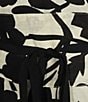 Bryn Walker Linen Blend Printed Tie Wrap Belt - Image 6