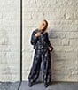 Bryn Walker Medina Velvet Chenille Printed Wide-Leg Coordinating Pull-On Pants - Image 3