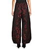 Bryn Walker Medina Wool-Blend Floral Wide Leg Pull-On Lantern Coordinating Pants - Image 2