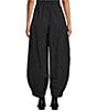 Bryn Walker Memory Crunch Elastic Waist Wide Leg Lantern Pants, Color:Black - Image 2