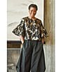 Bryn Walker Memory Crunch Elastic Waist Wide Leg Lantern Pants, Color:Black - Image 6