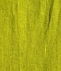 Color:Vireo - Image 4 - Noa Light Linen Draped Cowl Neck Short Sleeve Asymmetric Tunic
