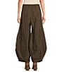 Bryn Walker Olin Memory Crunch Wide-Leg Lantern Pull-On Pants - Image 2