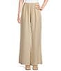 Bryn Walker Osca Light Linen Wide-Leg Pull-On Pants | Dillard's