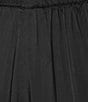 Bryn Walker Osca Satin Elastic Waist Wide Leg Pants, Color:Black - Image 4
