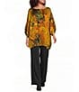 Bryn Walker Osca Satiny Woven Wide-Leg Relaxed Pull-On Pant - Image 3