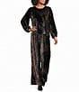 Bryn Walker Osca Velvet Wide Leg Pull-On Coordinating Pants - Image 2