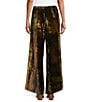 Bryn Walker Osca Velvet Wide-Leg Pull-On Pant - Image 2