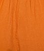 Bryn Walker Plus Light Linen Elastic Waist Wide Leg Pants, Color:Zafferano - Image 4